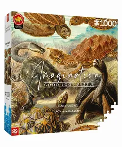 Puzle Good Loot Imagination Ernst Haeckel Chelonia Jūras bruņurupuči 1000 gabali