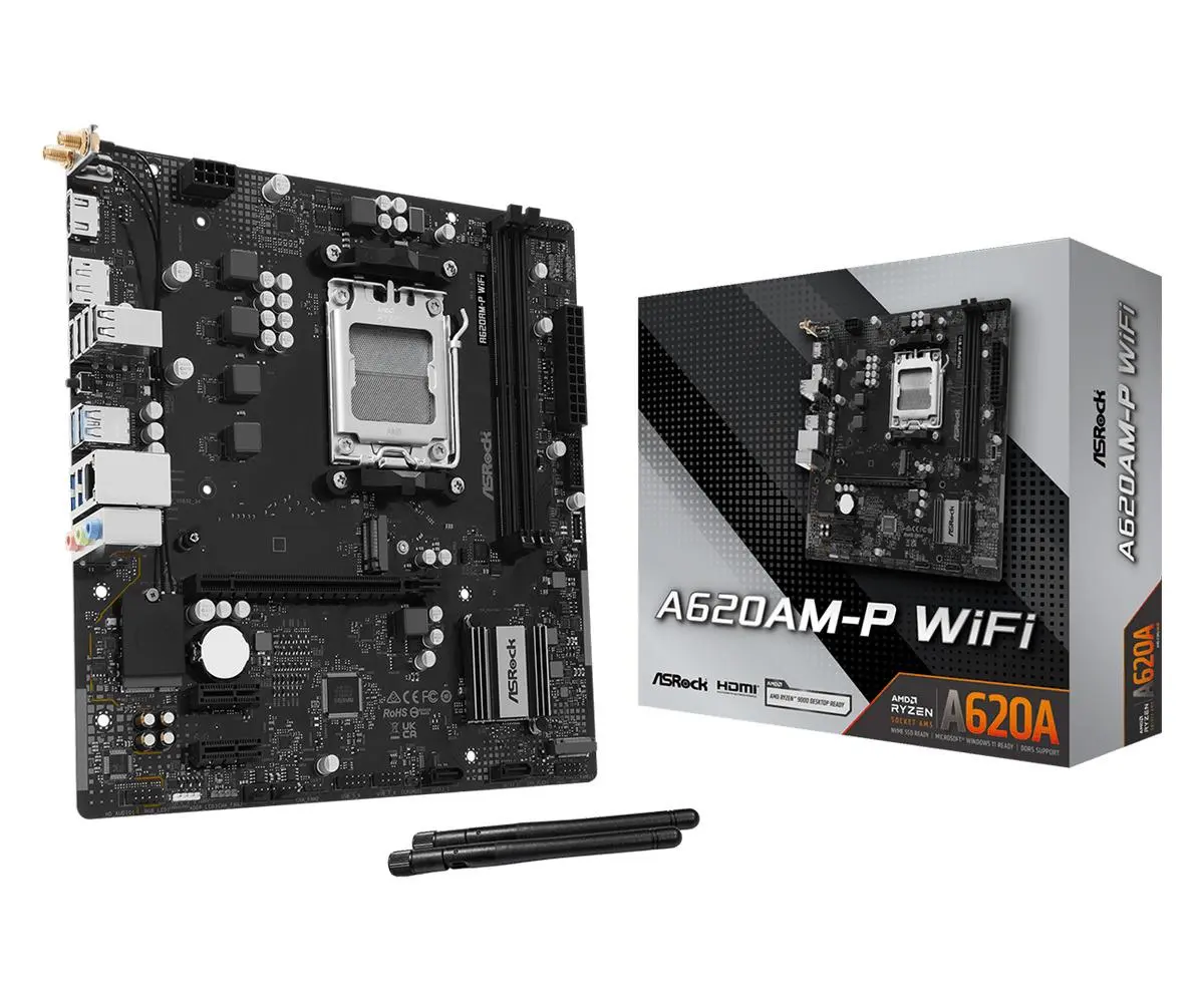 ASROCK A620AM-P WIFI Mātesplate AMD A620A