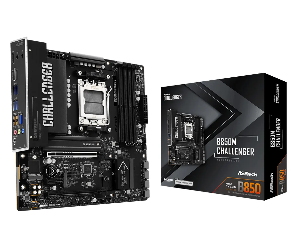 Micro ATX mātesplate ASROCK B850M Challenger
