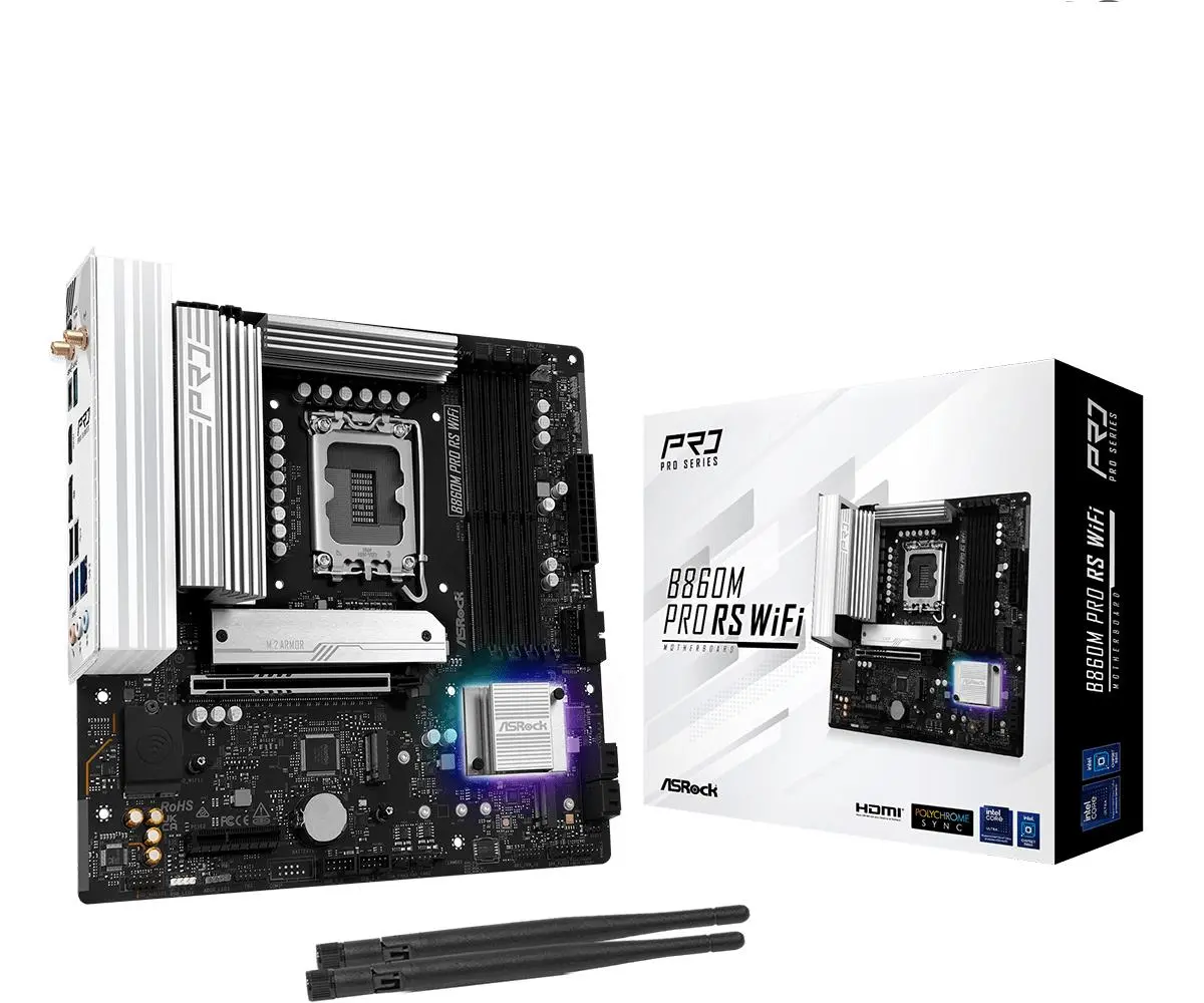 ASROCK B860M PRO RS WIFI Mātesplate