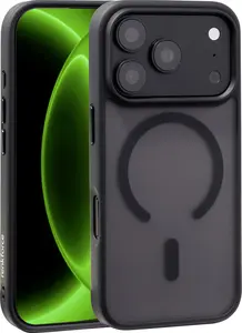 Чехол-накладка Renkforce для Apple iPhone 18 Pro Max черный прозрачный с индуктивной зарядкой и поддержкой MagSafe RF-7576226