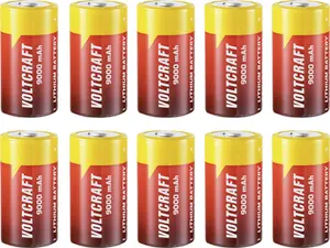 Voltcraft Speciālā baterija Baby C Button-top Li-SoCl2 3.6V 9000mAh 10 gabali VC-17255760