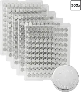 Voltcraft LR44 1.5V Sārmu-manganēza pogas tipa baterija 140 mAh 500 gabali AG13