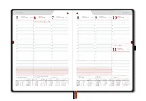 FAT PREMIER PLUS 2027 A4 Weekly Planner, Green PU Cover
