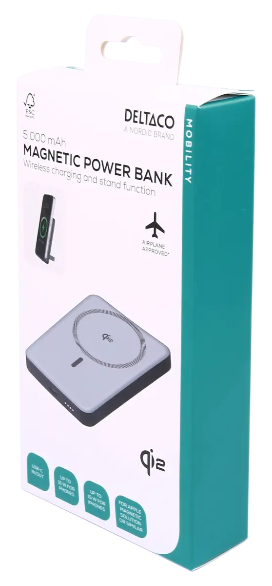 DELTACO PB-Q1008 Внешний аккумулятор 5000 мАч Черный Photo 9