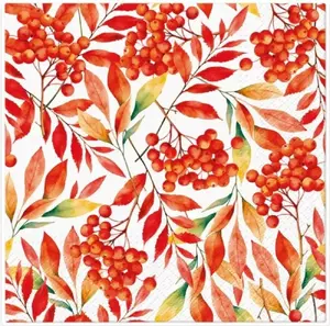 Paw Decor Collection Rowan Autumn Paper Napkins 33x33 cm