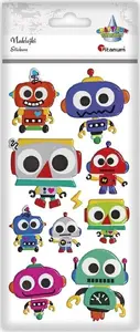 Titanum Robot Soft 3D Stickers Mix 10-Pack