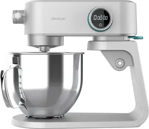 Планетарный миксер Cecotec Twist&Fusion 4000 Luxury 800 Вт Белый с алюминиевым корпусом и функциями замешивания
