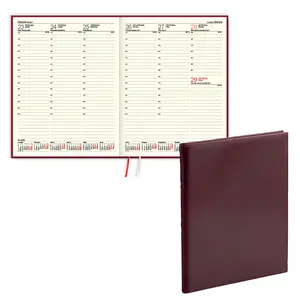 Balts EKO Advocate CS 2027 Weekly Planner A4 Faux Leather Burgundy