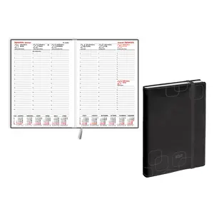Balts 2027 Diary EKO Prestige Soft A5 Weekly Artificial Leather Black