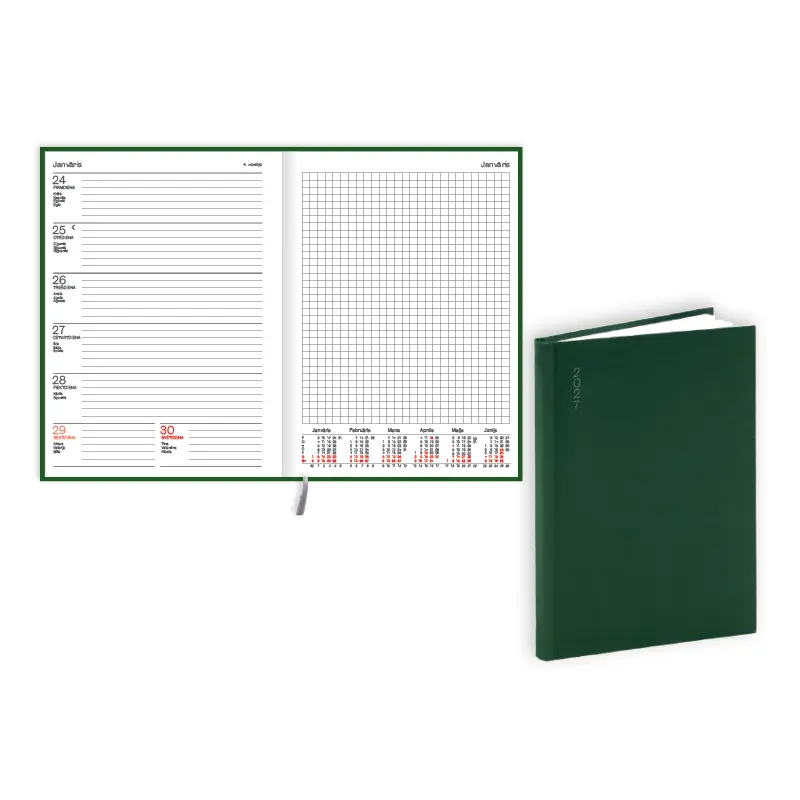 Calendar EKO Quadro A5, week, flex