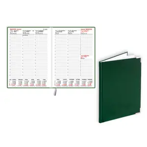 Balta Eko EKO Prestige A5 Weekly Diary for 2027 Balacron Green