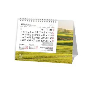 Desk calendar for year 2027 balta eko EKO TENT 1 pyramid spiral