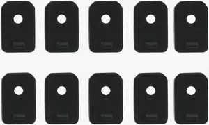 BambuLab kvēldiega tīrīšanas paliktņi 4-in-1 PTFE adapterim II, 10 gabali