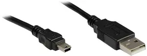 EATON 3310-AM5 USB 2.0 Kabelis USB A uz Mini-USB B vīrietis uz vīrieti 5 metri melns