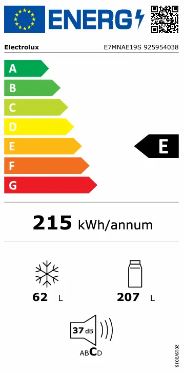 Встраиваемый холодильник Electrolux E7MNAE19S Photo 5
