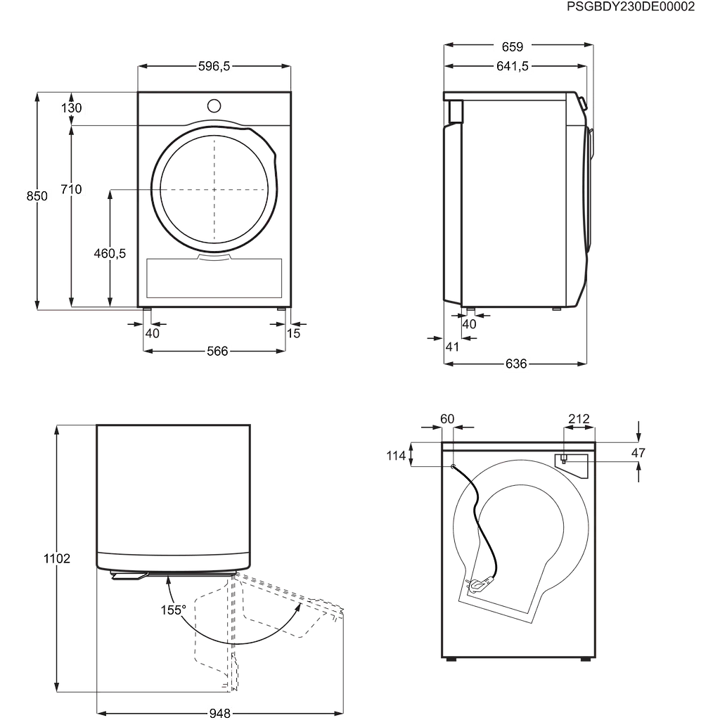 Electrolux EW9D717VCE Dryer Photo 4