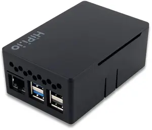 PiHut HighPi Pro 5S korpuss Raspberry Pi 5 - ABS - melns