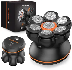 ENCHEN MAXGROOM JK-1688 Vīriešu sietiņa skuveklis Melns un Oranžs Ar akumulatoru 90 min darbības laiks 900 mAh