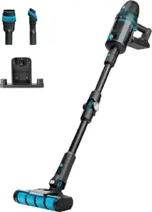 Cecotec Conga Rockstar 2500 X-Treme Ergoflex 2-in-1 stick vacuum and electric broom, 680 W motor power, 26000 Pa suction power, 3 Ah battery, dry cleaning, bagless, black and blue