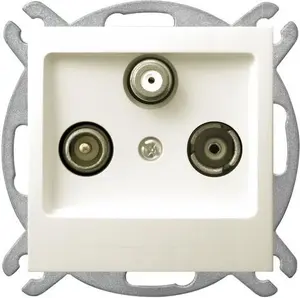 Ospel GPA-YSP/m/27 Pass-Through TV-SAT Antenna Socket IP20