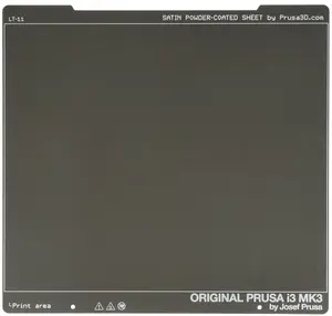 Пружинная стальная пластина Prusa PEI сатиновая для 3D-принтеров MK4, i3 MK3/S/+ и MK2.5/S