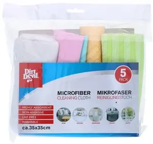 Dirt Devil E9555 Microfibre Cleaning Cloths 5 Pieces