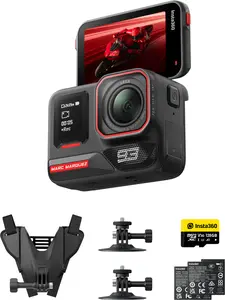Insta360 Ace Pro 2 MM93 Edition 8K Ultra HD Action Camera with 50 MP Sensor, 7680 x 4320 Resolution, 240 fps Frame Rate, and Flip-out Screen