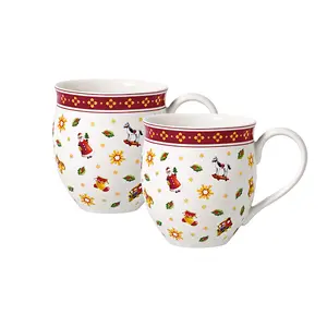 Villeroy & Boch Toy's Delight Mug Red and White 0.384 L
