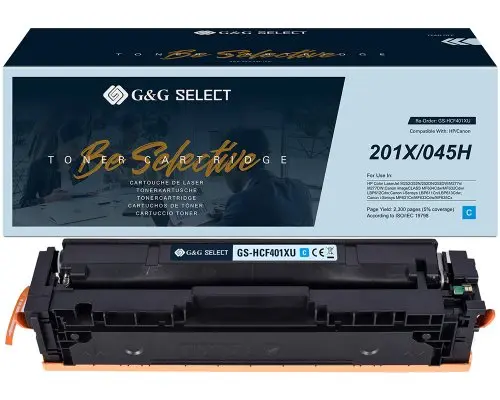 G&G GS-HCF401XU saderīgs ciāna tonera kasetne