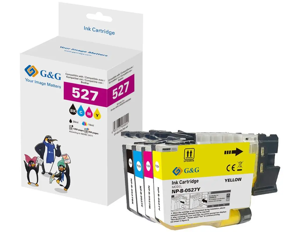G&G 22066 Saderīgs tintes kasetņu daudzpakas
