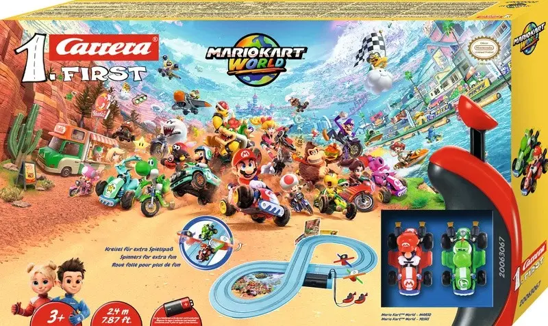 Carrera FIRST Mario Kart World Mario vs. Yoshi autosacīkšu trase Photo 2