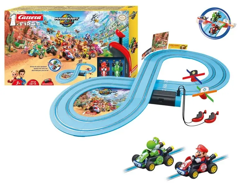 Carrera FIRST Mario Kart World Mario vs. Yoshi autosacīkšu trase Photo 3
