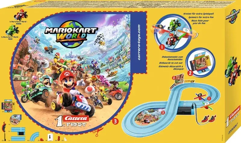 Carrera FIRST Mario Kart World Mario vs. Yoshi autosacīkšu trase Photo 4