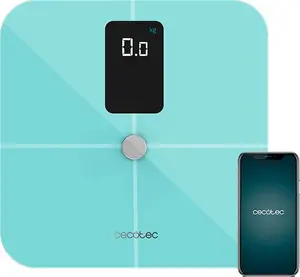 Cecotec Surface Precision 10400 Smart Healthy Vision Rectangle Blue Electronic personal scale
