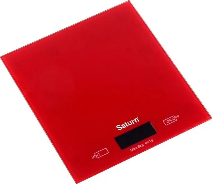 Virtuves svari Saturn ST-KS7810 sarkani elektroniski