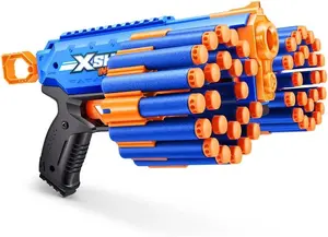 Игрушечный бластер XSHOT Insanity Double Manic пластиковый разноцветный для детей от 8 лет