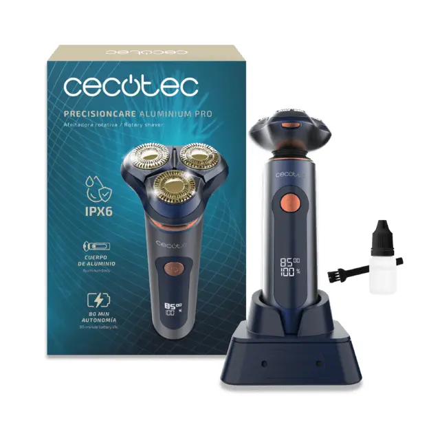 Электробритва Cecotec PrecisionCare Aluminium Pro синяя Photo 2