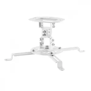 Ceiling Mount for Projectors MACLEAN MC-200 W White Adjustable Support
