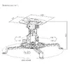 Ceiling Mount for Projectors MACLEAN MC-200 W Photo 14