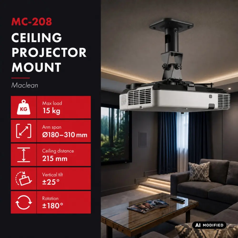 Projector Ceiling Mount Maclean MC-208 B Photo 2