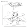 Projector Ceiling Mount Maclean MC-208 B Photo 5