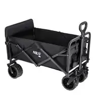 Nils Extreme NC1608 Camping Transport Beach Utility Wagon up to 100 kg 160 l Black