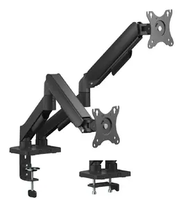 Deltaco ARM-1300-B Desk Mount for 2 Displays up to 32 Inches 9 kg Black