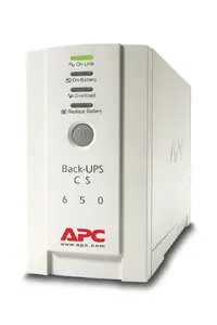 APC Back-UPS BK650EI Standby Offline UPS 650VA 400W with 4x C13 Outputs USB Port and Surge Protection Tower