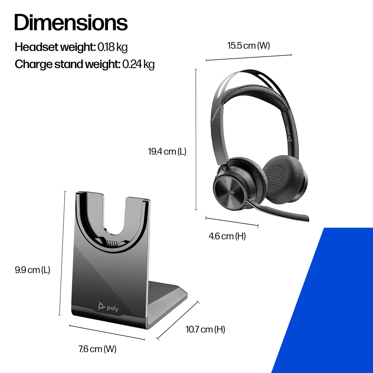 HP POLY Voyager Focus 2-M USB-C austiņas Photo 4