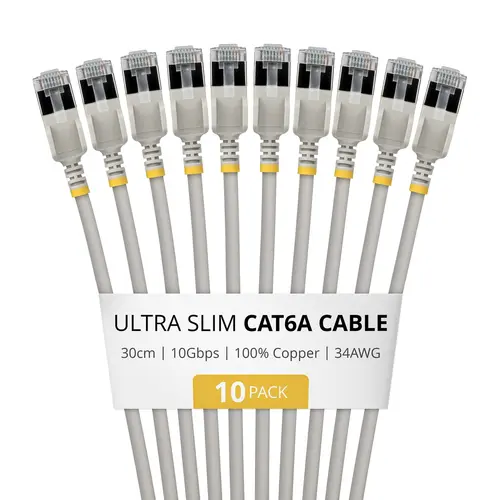 StarTech.com 30cm Pelēks Īpaši Plāns