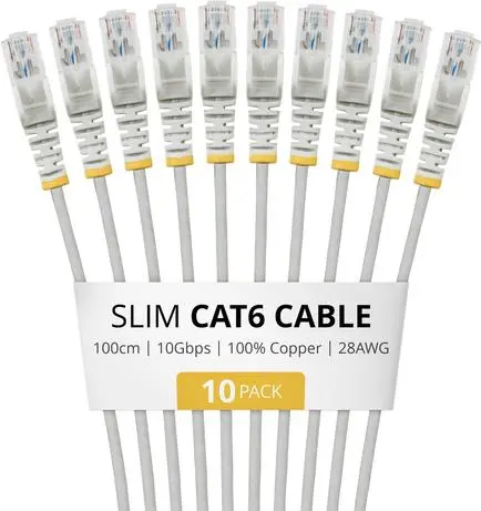 StarTech.com N6PAT100CMGRS10PK Патч-корд Cat6 1м Серый 10 шт. Photo 10