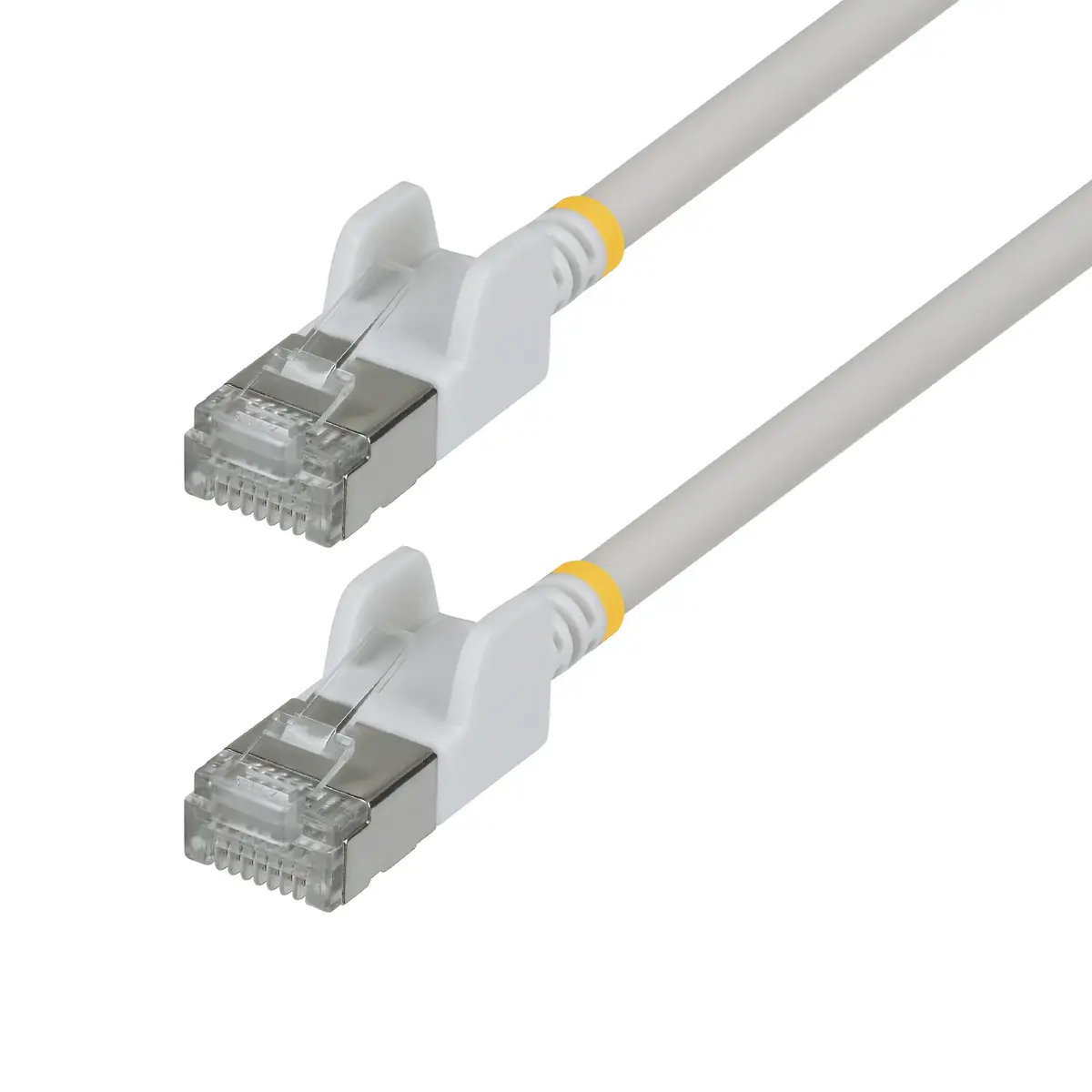 StarTech Cat6A Ethernet Cable 2m White Ultra Slim Photo 2