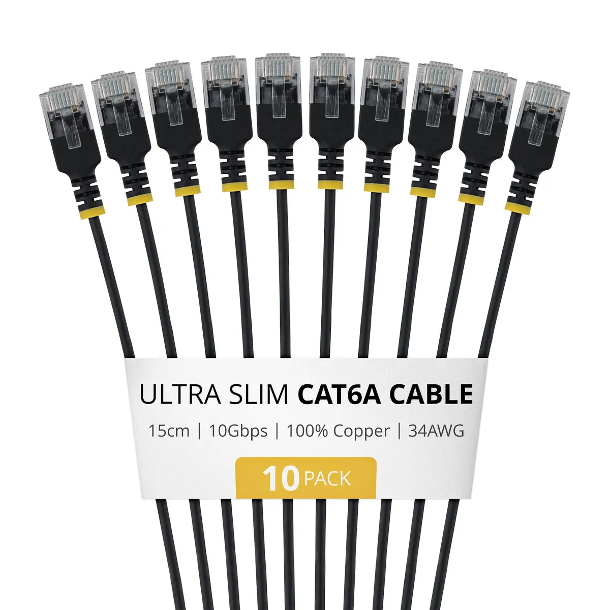 Сетевой кабель StarTech Cat6a 0.15м 10 штук Photo 2